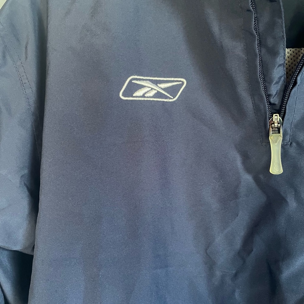 🔹Reebok Windbreaker Quarter Zip Unisex Oversized - Picture 2 of 8